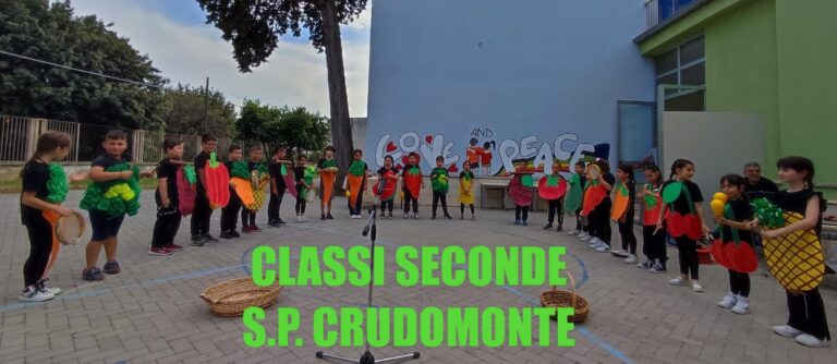 PROGETTO DI EDUCAZIONE ALIMENTARE “Mangiare a colori…siamo anche ciò che mangiamo” – Classi II D e II E S.P. Crudomonte