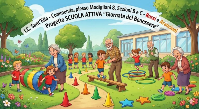 "Giornata del Benessere" - Progetto Scuola Attiva - Quattrenni, Scuola dell'Infanzia Modigliani 8