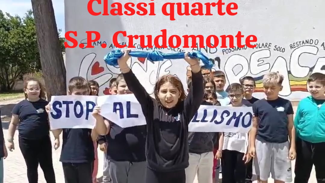 CRESCERE IN MODO RESPONSABILE PER IMPARARE A STARE BENE INSIEME E DIRE “NO AL BULLISMO” CLASSI IV D – IV E S.P.CRUDOMONTE