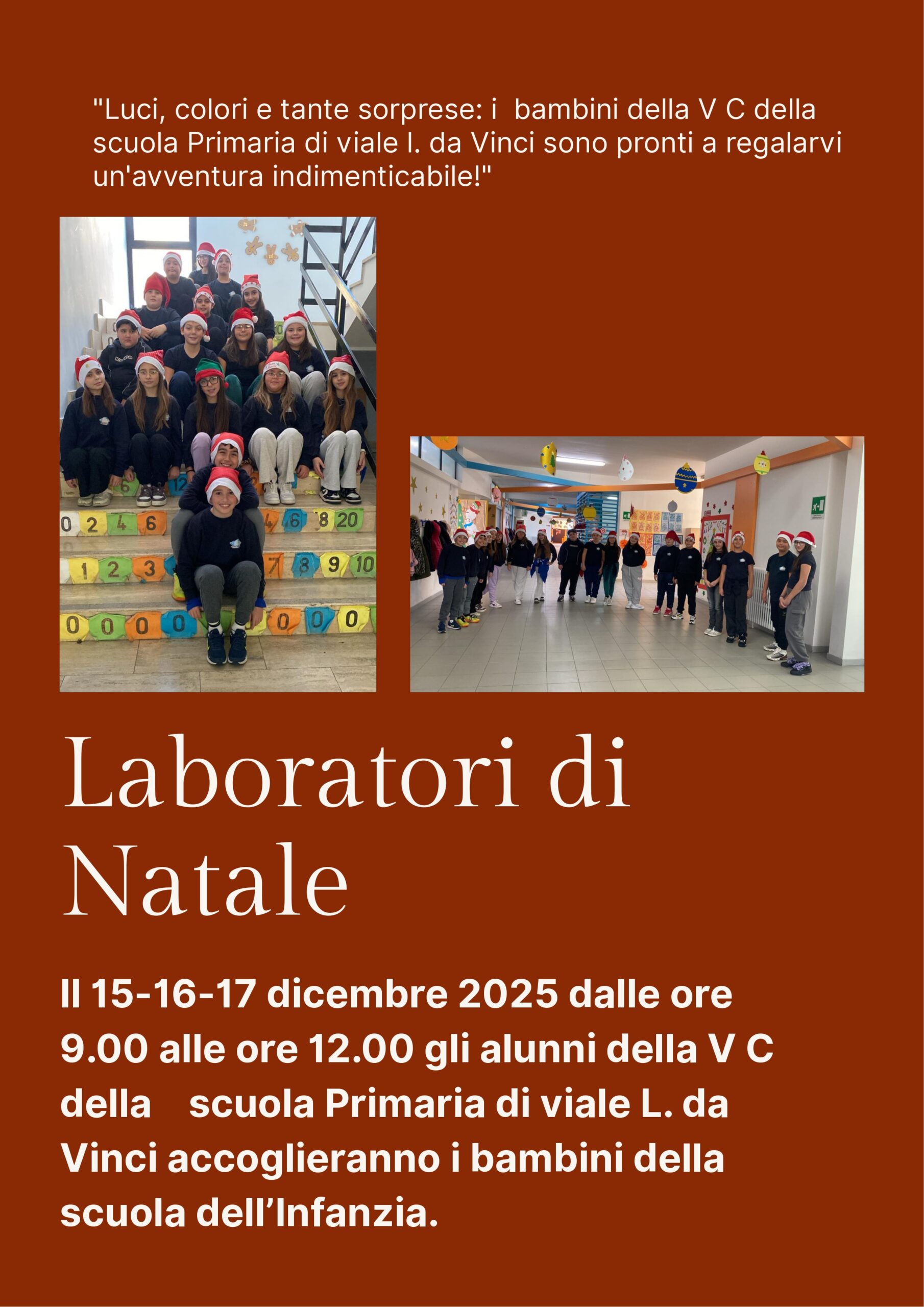 Laboratori di Natale – Scuol Primria L. Da Vinci