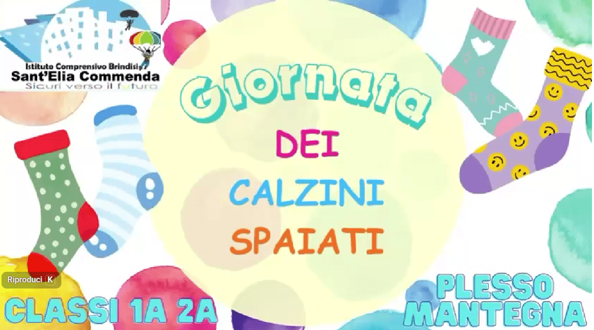🧦 Giornata dei Calzini Spaiati – S.P. Mantegna
