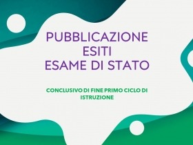 PUBBLICAZIONE ESITI ESAME DI STATO PRIMO CICLO 2023