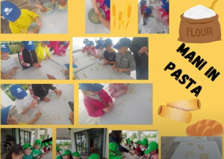 MANI IN PASTA E TUFFI NEI CAMPI DI GRANO – Uscita didattica presso la masseria “Tratturi Reali”, 1^C, 1^D, 1^F Scuola Primaria